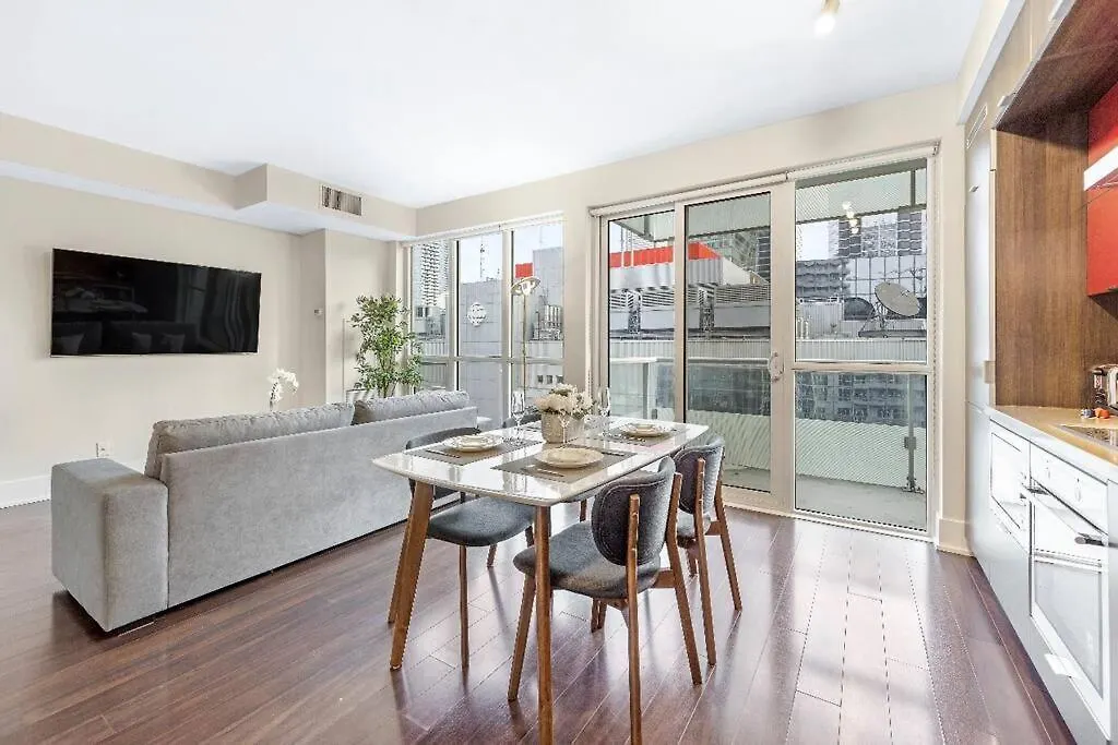 Deluxe Cn Tower View Freeparking Primedt Location F1 Apartment Toronto 0*,